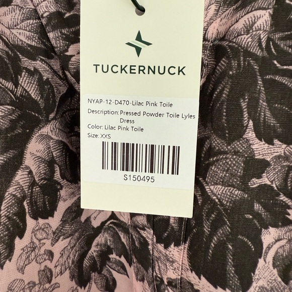 Tuckernuck Lilac Pink Pressed Powder Toile Lyles Dress - Picture 5 of 10